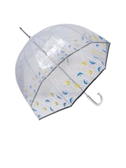 PARAPLUIE TRANSPARENT - Vert